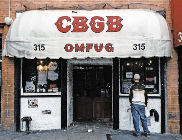 vintage photo of cbgb in new york city