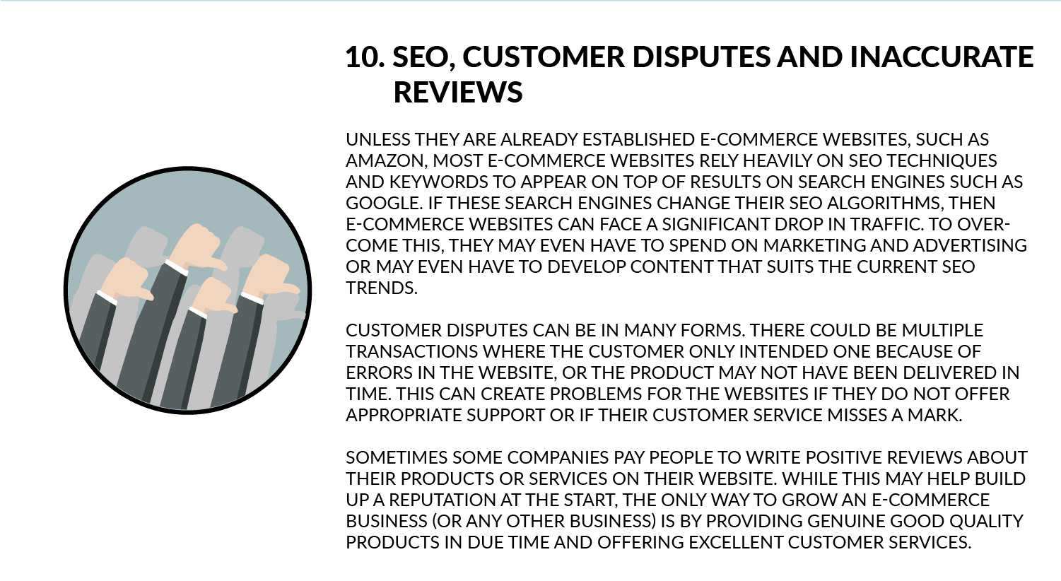 SEO, Customer Disputes and Inaccurate Reviews