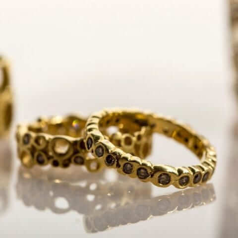 Photo of gold rings