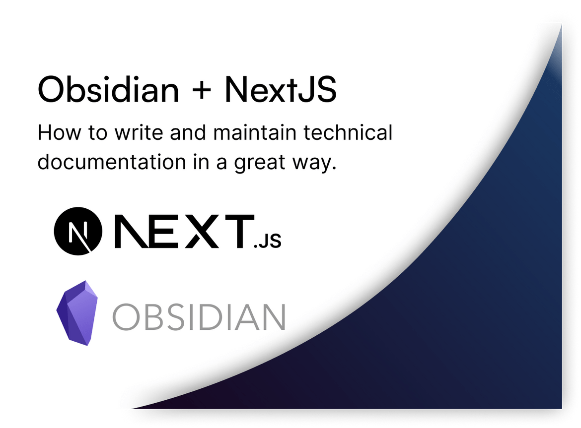 How to write Docs in Obsidian and Publish them with NextJS.