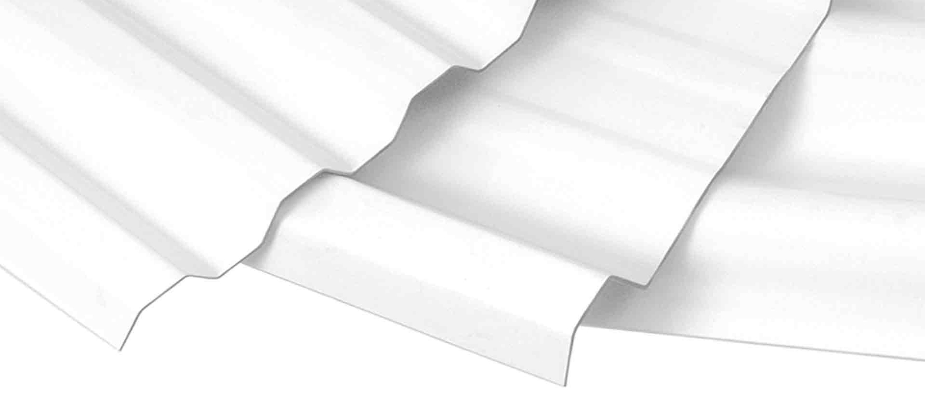 Fiberglass Roofing Panels in White