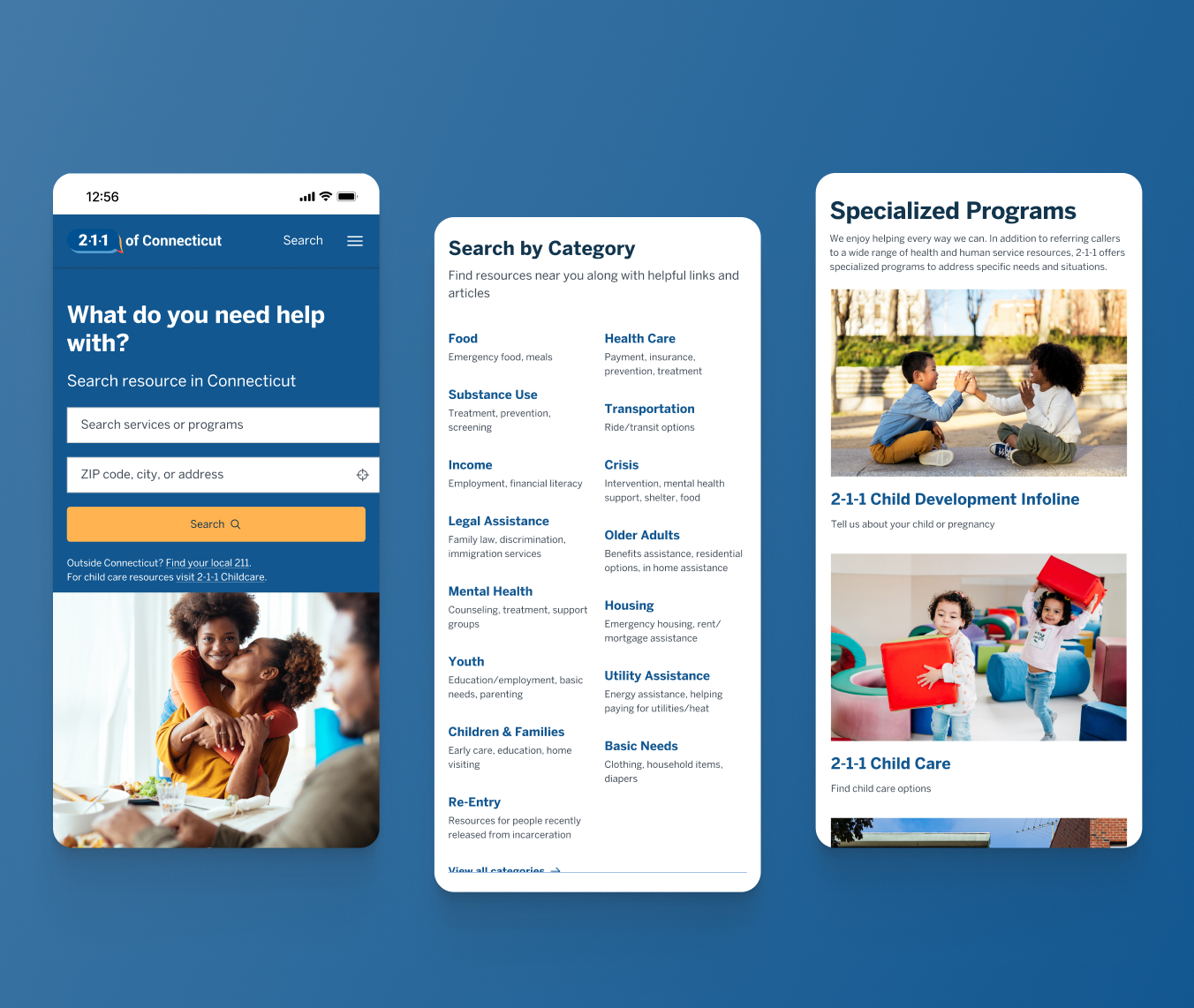 United Way’s modernized web and mobile app.