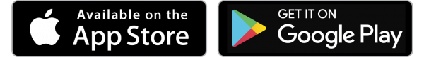 App store and Play store logos