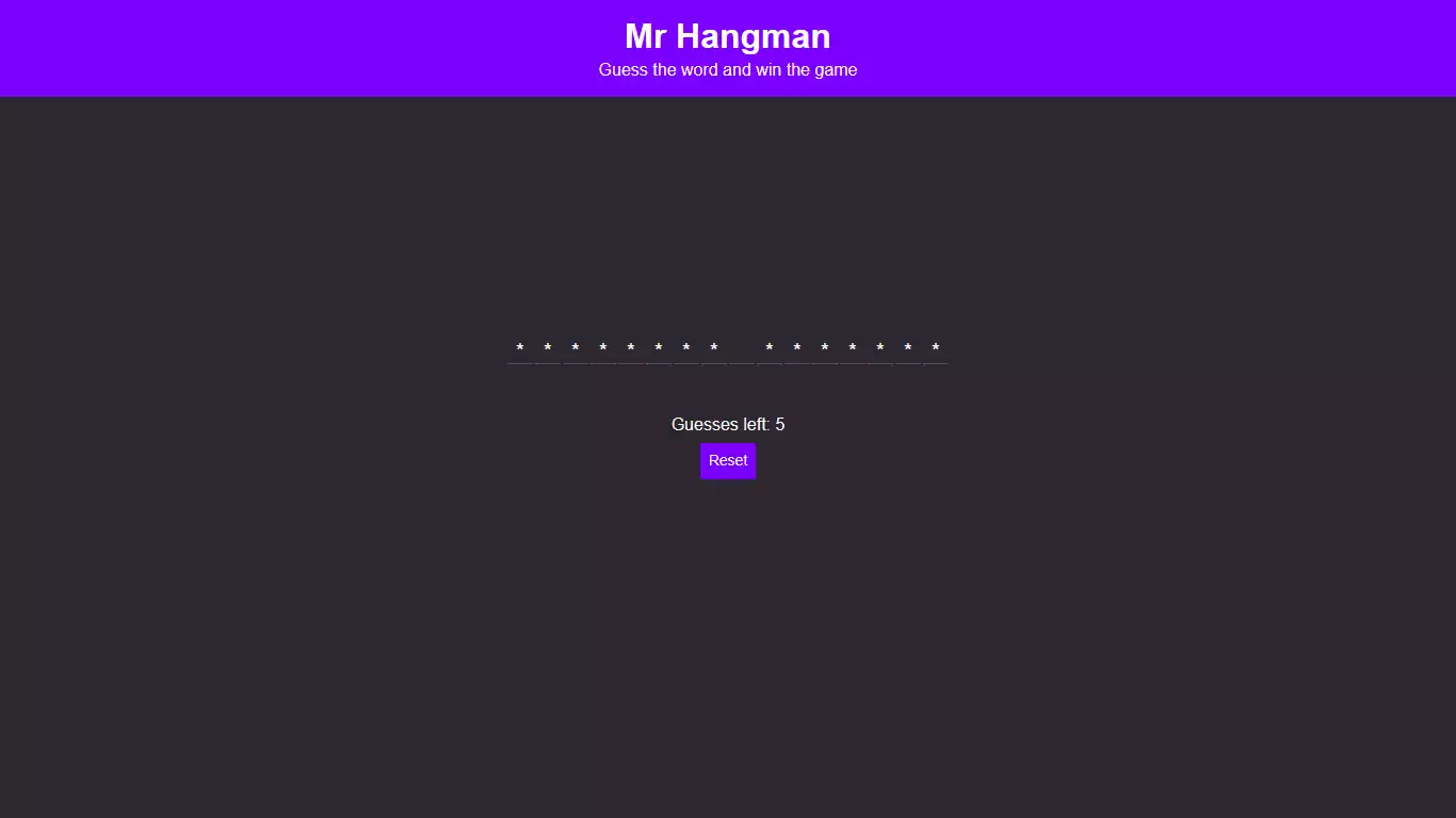 Mr Hangman