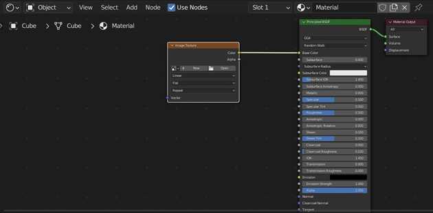 Blender shader editor for texturing
