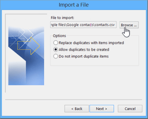 youtube how to import contacts into outlook