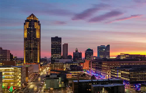 Photo of the Des Moines Skyline