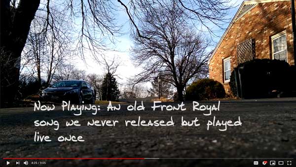 Screenshot from my second real vlog
