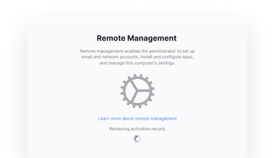 remote management screenshot