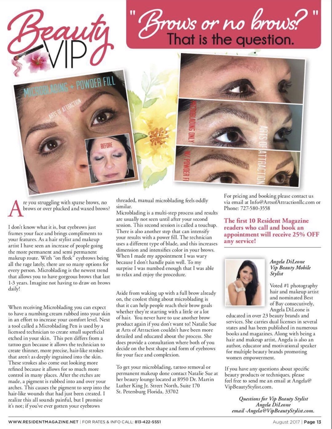 Arts of Attraction Beauty VIP Press Release with Resident Magazine