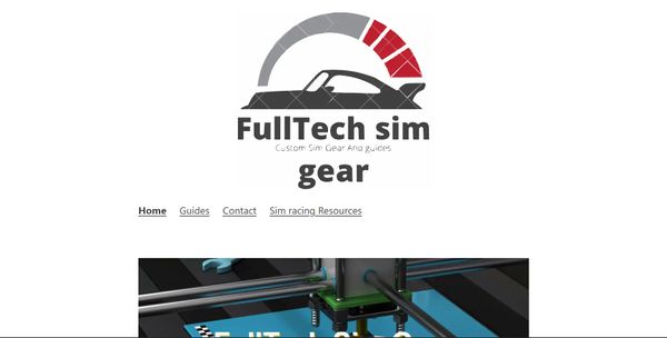 FullTech SimGear webpage screenshot