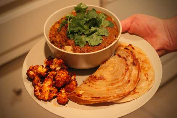 final plated dal