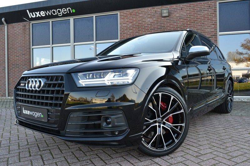 Audi SQ7 4.0 TDI 435pk quattro Pano Nachtz ACC HUD 4wielbest Ruitstiksel Luchtv 22inch Carbon afbeelding 15