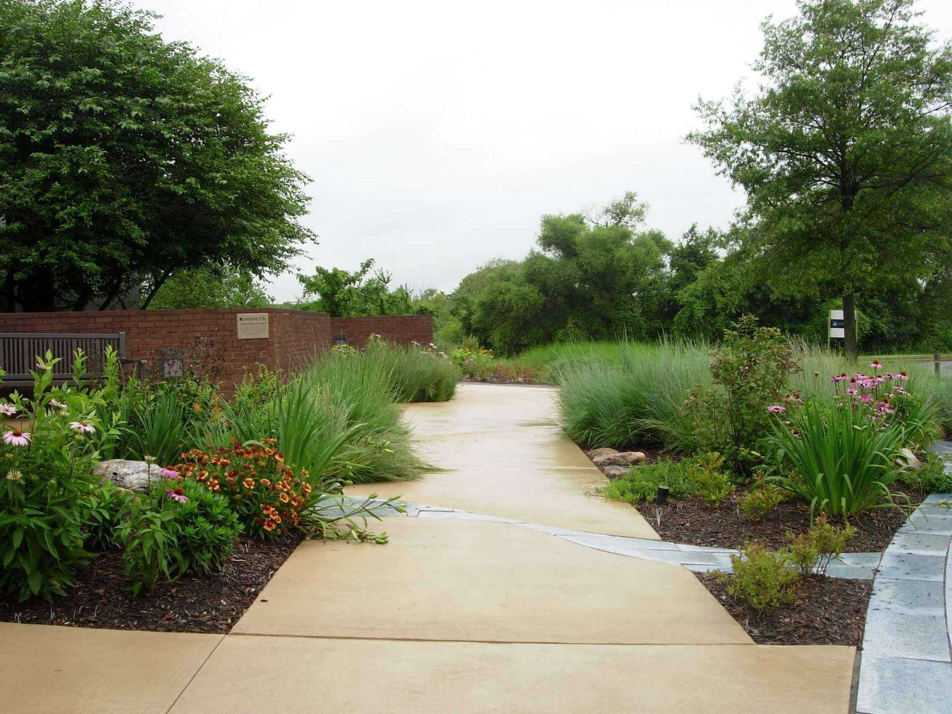 front facing view of mannington mills pathway