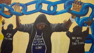 Deptford student mural tells police: things must change