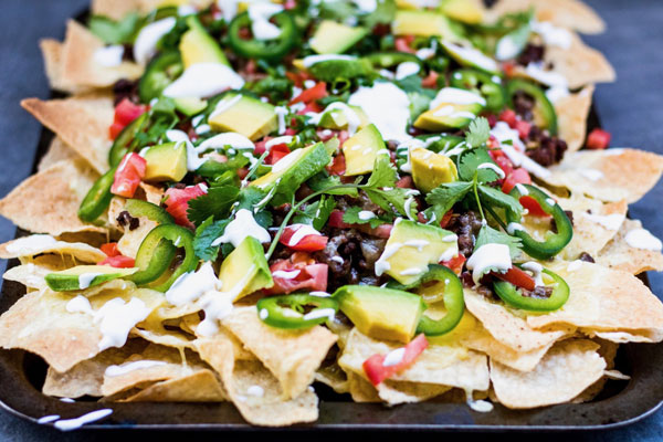 nachos supreme sheet pan loaded nachos