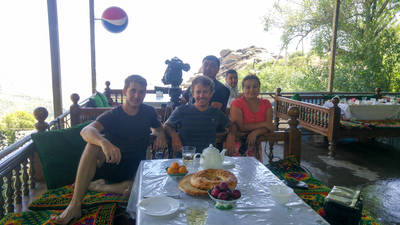 Nach einer Fernsehaufnahme