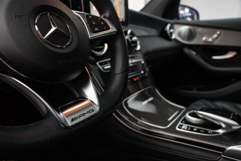 Mercedes-Benz GLC GLC63s AMG 510pk 4Matic+ Panoramadak Luchtvering Nightpakket DistronicPlus DesignoSportleder+Memory ComandOnline Burmester Carbon AmbientLight Full-Led 21"  360Camera Parktronic Pdc afbeelding 18