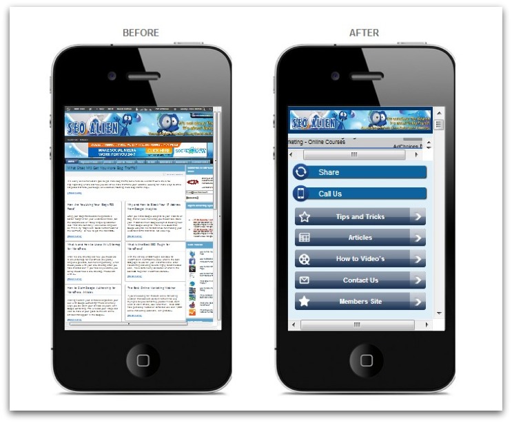 1 мобильный сайт. Телефон CTA. Is your website mobile enabled.