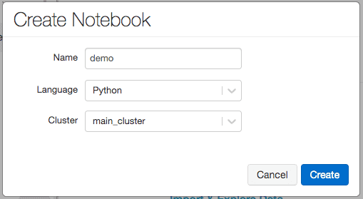 Create a notebook