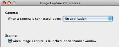 Image capture mac osx preference