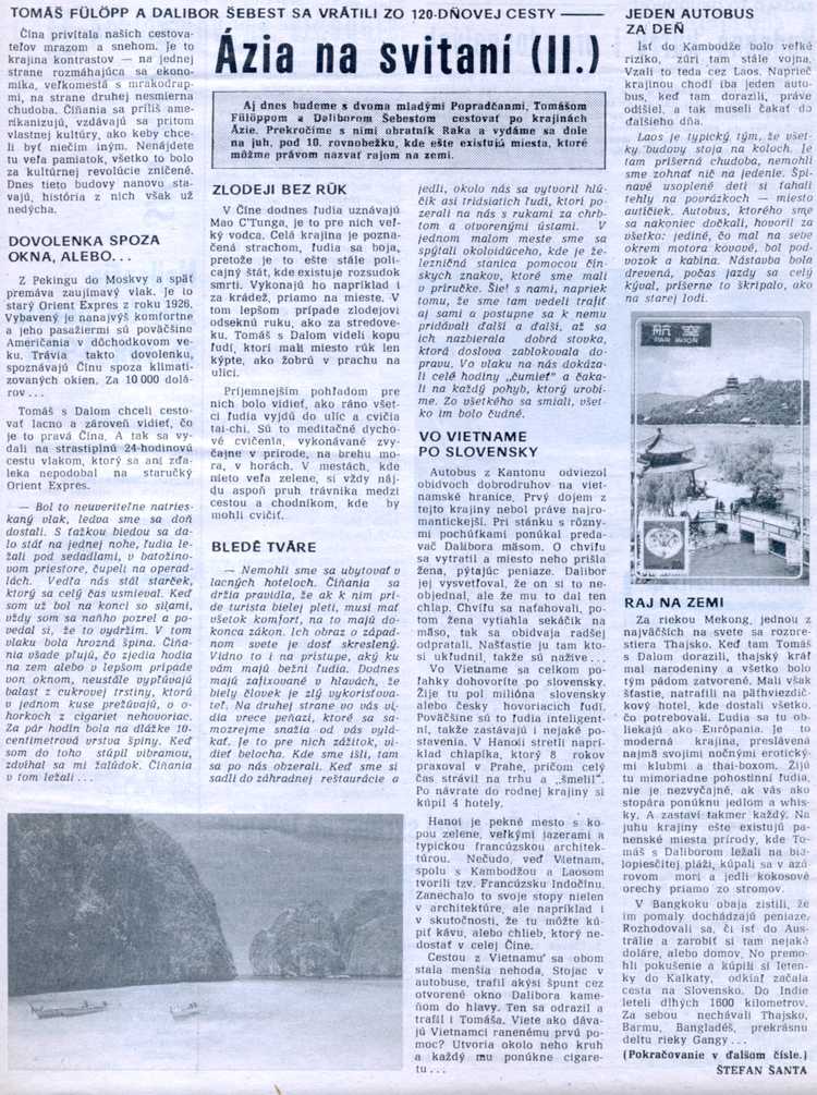 Poprad, č. 12, 14. februára 1995 Noviny Poprad: Ázia na svitaní (II.)