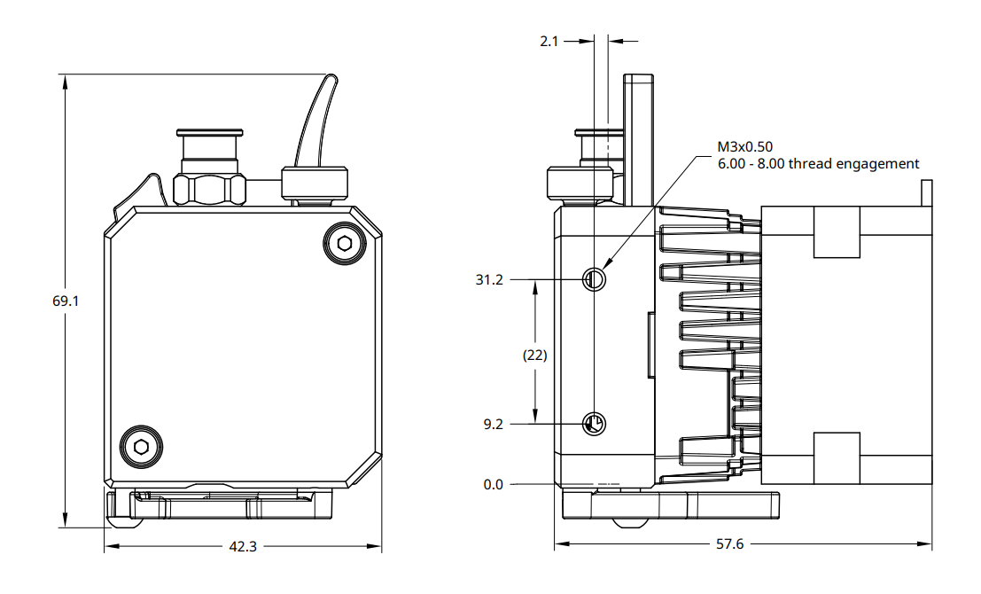 DyzeXtruder Pro Drawings