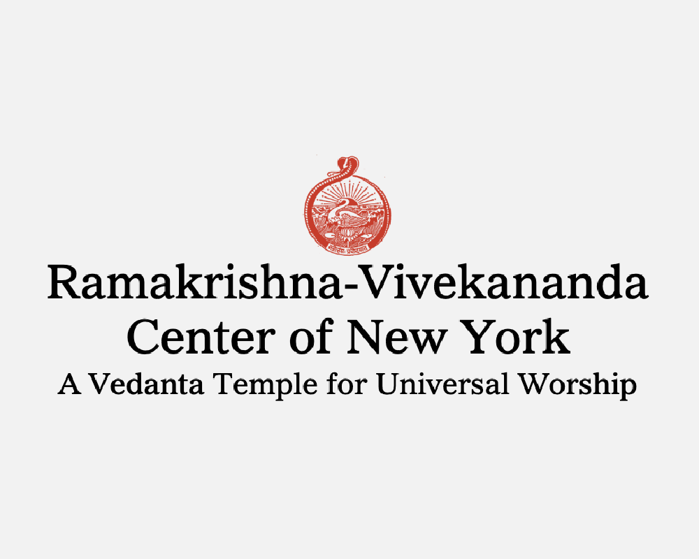 Ramakrishna-Vivekananda of New York set in serif typeface