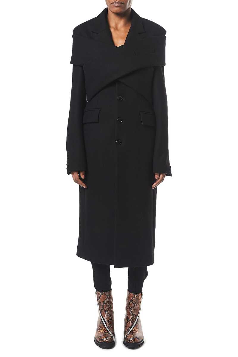 Basam coat Aw21 front view