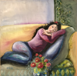 Woman on a Sofa