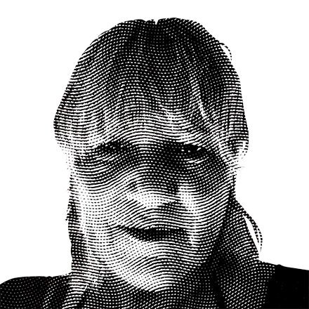 Halftone black and white image of Annette von Neudeck, Née Matton