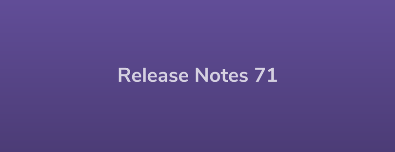 Esper Release Notes — DevRel 71