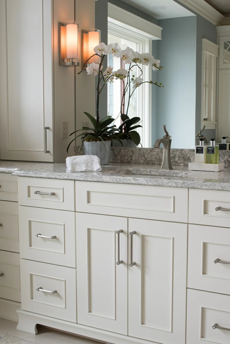 traditional bathroom cabinetry