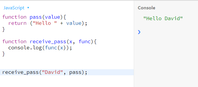 pass id value to javascript function