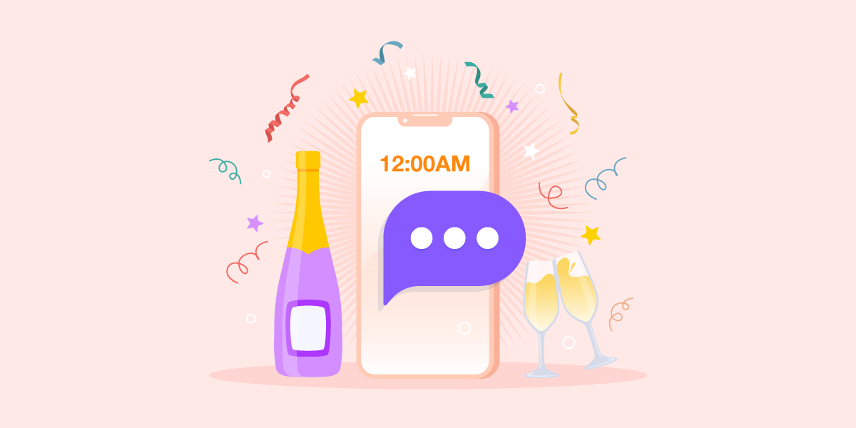 10 SMS templates to help celebrate the New Year