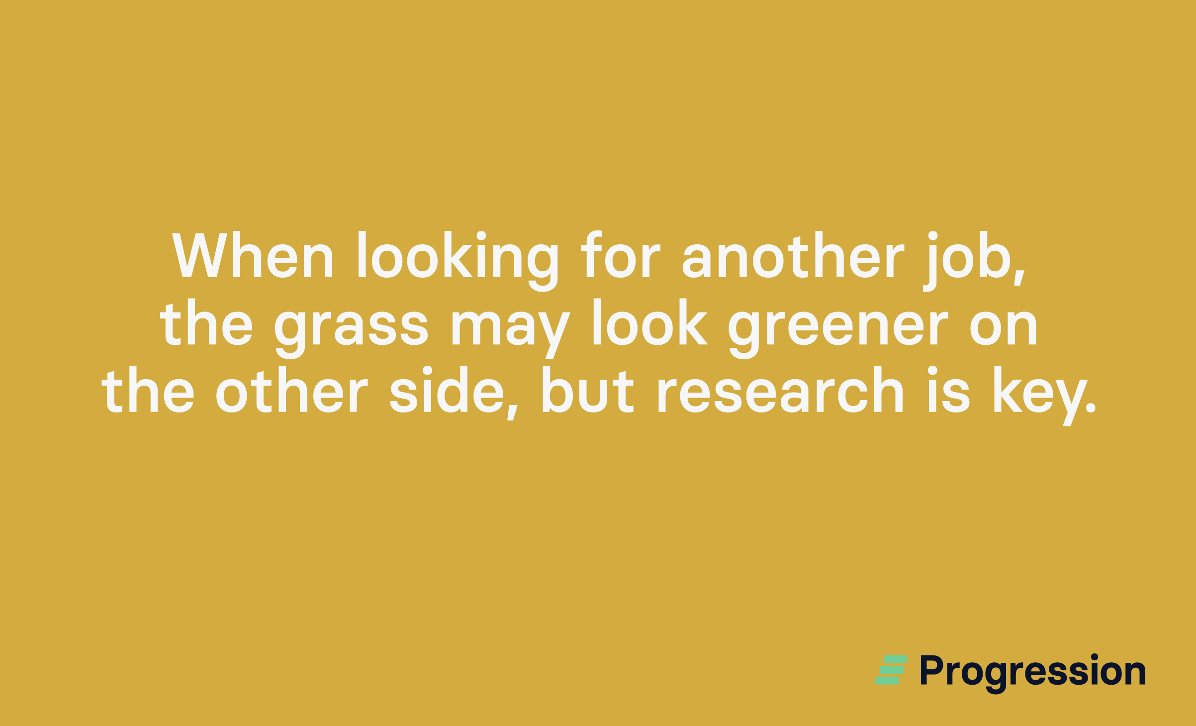 Graphic highlighting how research is key when looking for another job.