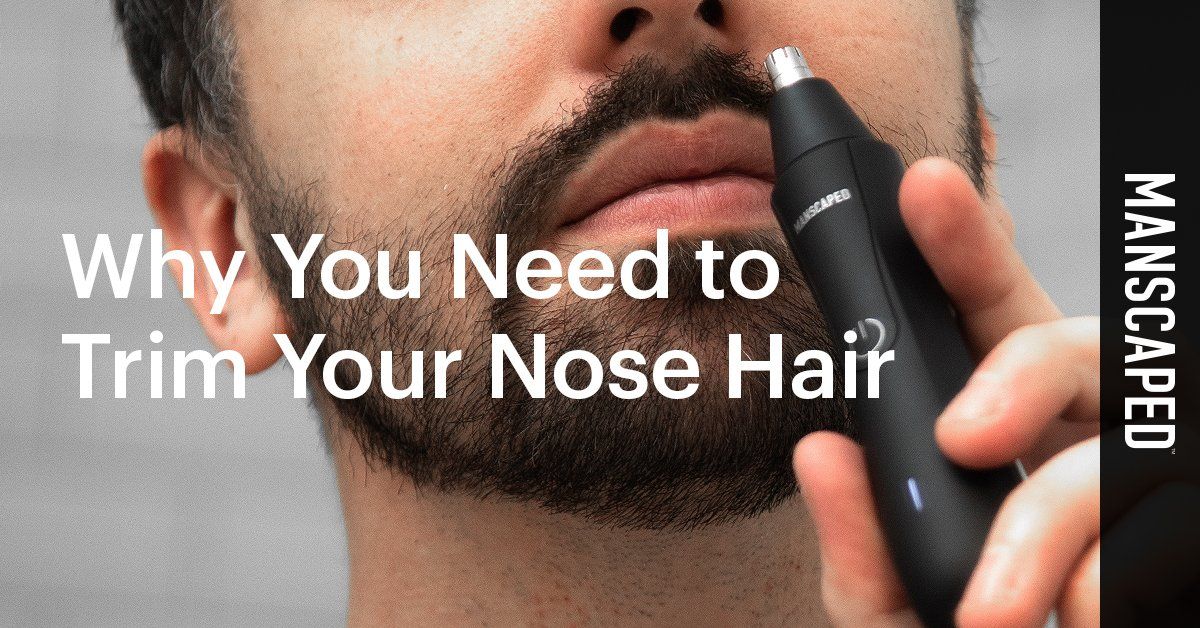 how to shave nose hair without trimmer