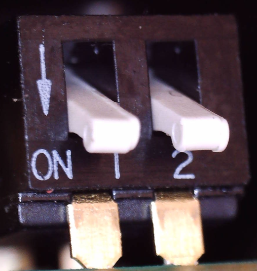 Orthus Dip Switch Position 0