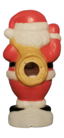 Waving Santa with Bag photo