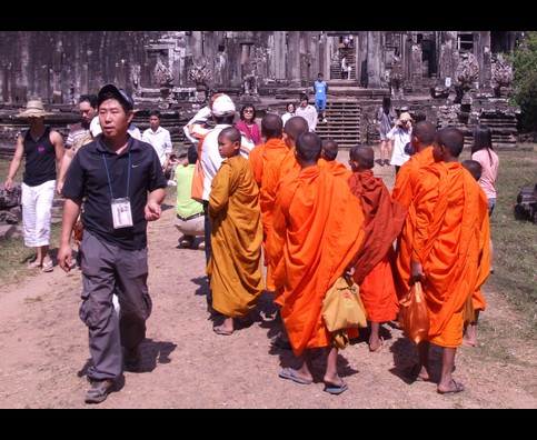 Cambodia  Angkor Monks 13