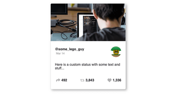 Final Social Card with Sass styles Final Social Card with Sass styles