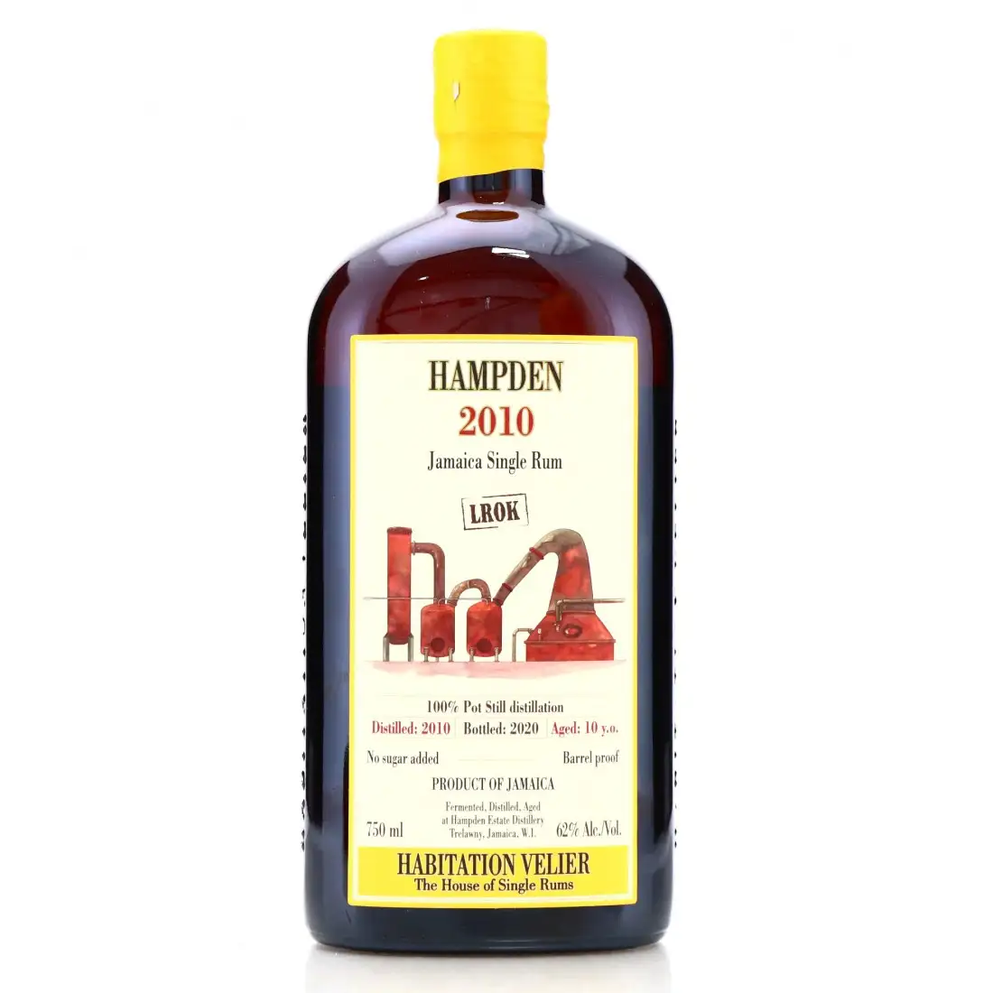 Image of the front of the bottle of the rum US Import LROK