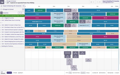 Chicago K-8 School schedule iteration