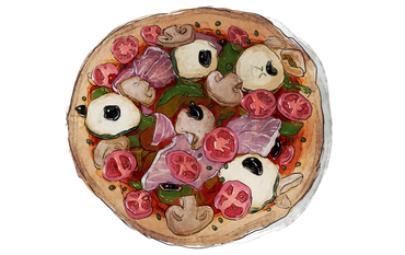 Illustration of a Pizza