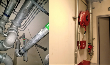 Sprinkler System Hose Real  Fire Suppression System  