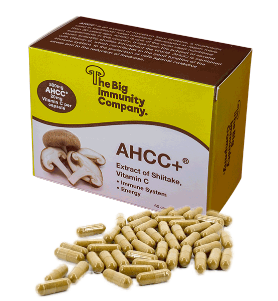 The Big Immunity Company AHCC+ 60 capsules