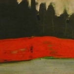 Alice Kask, Estonia. "The Red Rock" 1997. Cardboard, acrylic 40x75cm Alice Kask, Estonia. "The Red Rock" 1997. Cardboard, acrylic 40x75cm