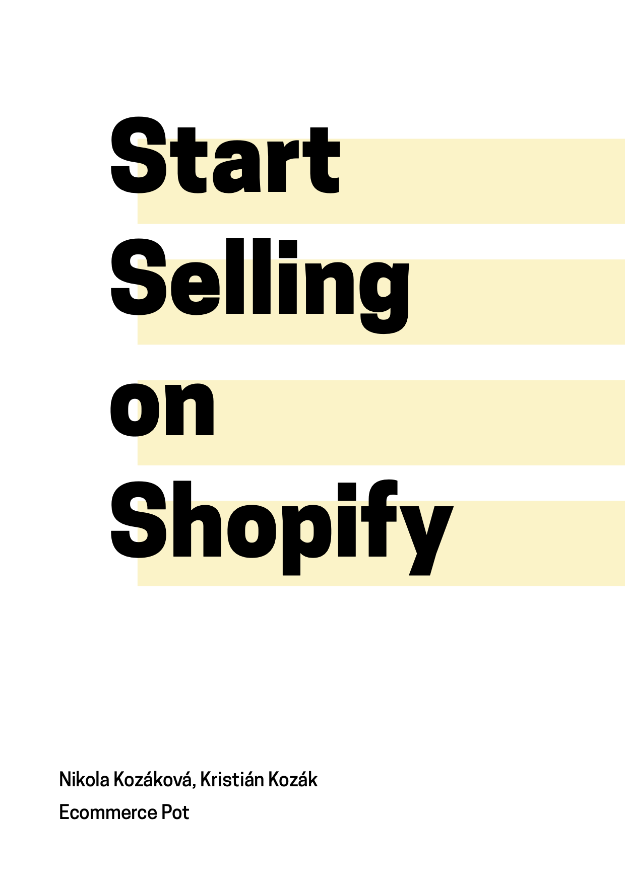 Start Selling on Shopify ebook