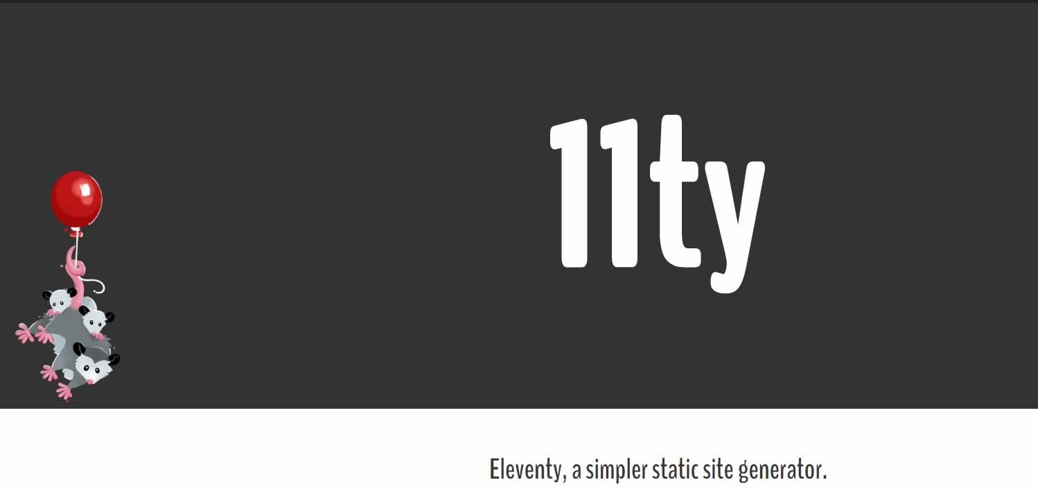 Developing Websites With Eleventy