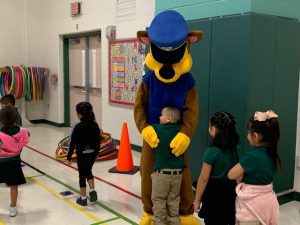 SA YES School Supply Distribution Back to Basics Project with paw patrol character